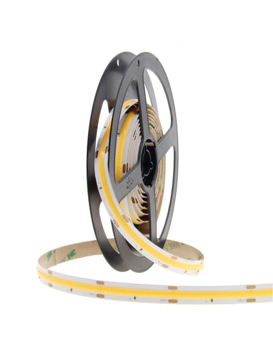 Bandă LED COB 12V, 300 LED/M, 12W/M, IP20 – Lumină Continua